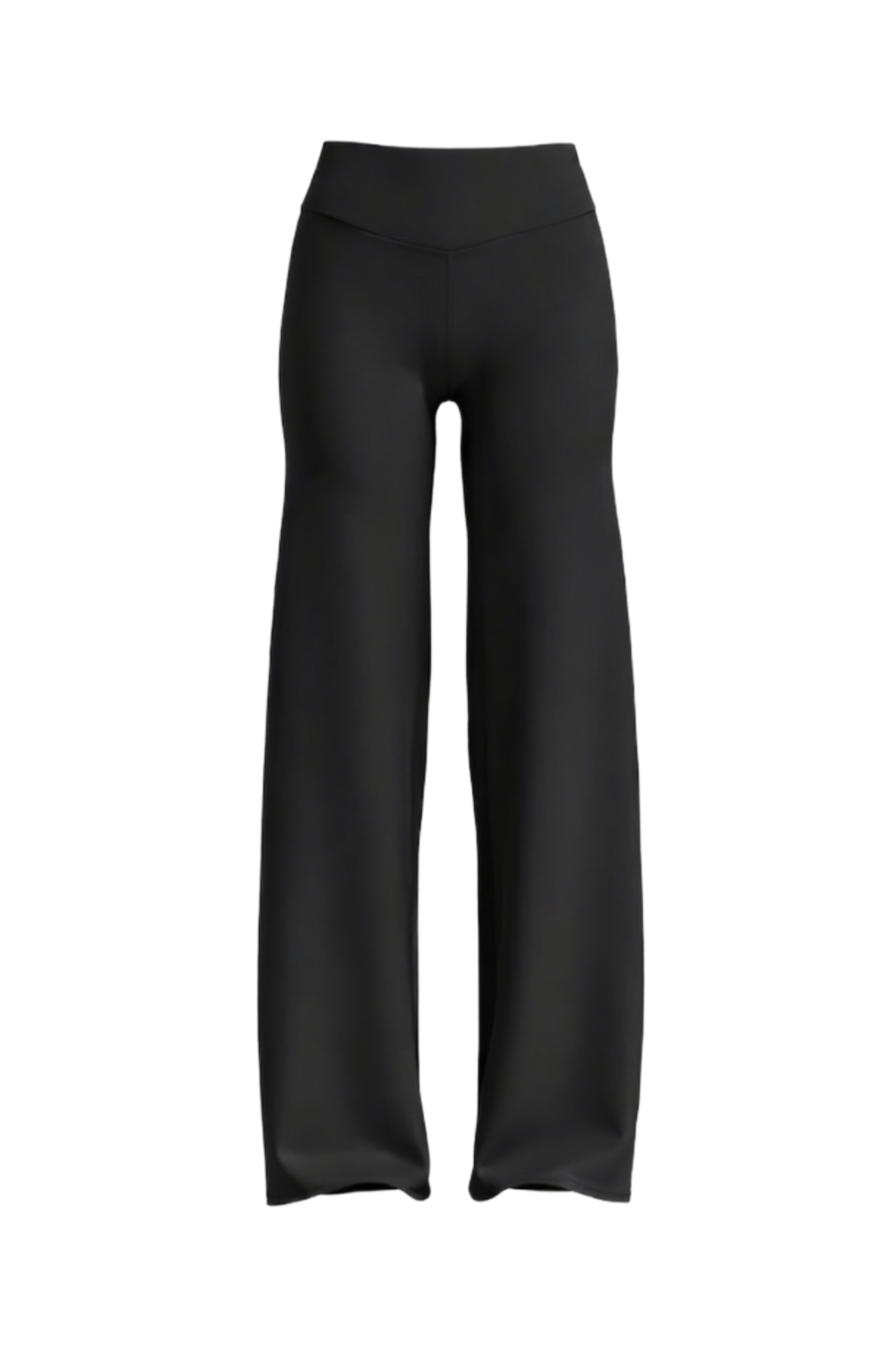 Non scrunch wide leg in black