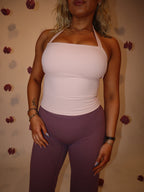 Non Scrunch Wide Leg in Dusty Purple