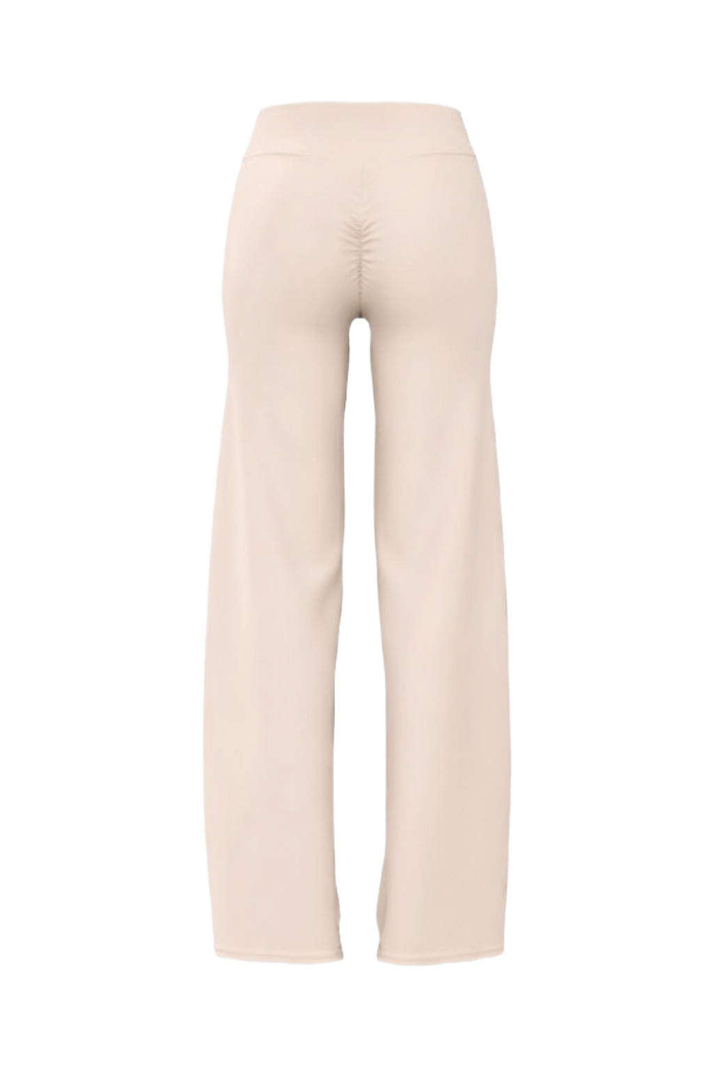 Non scrunch wide leg in vanilla cream