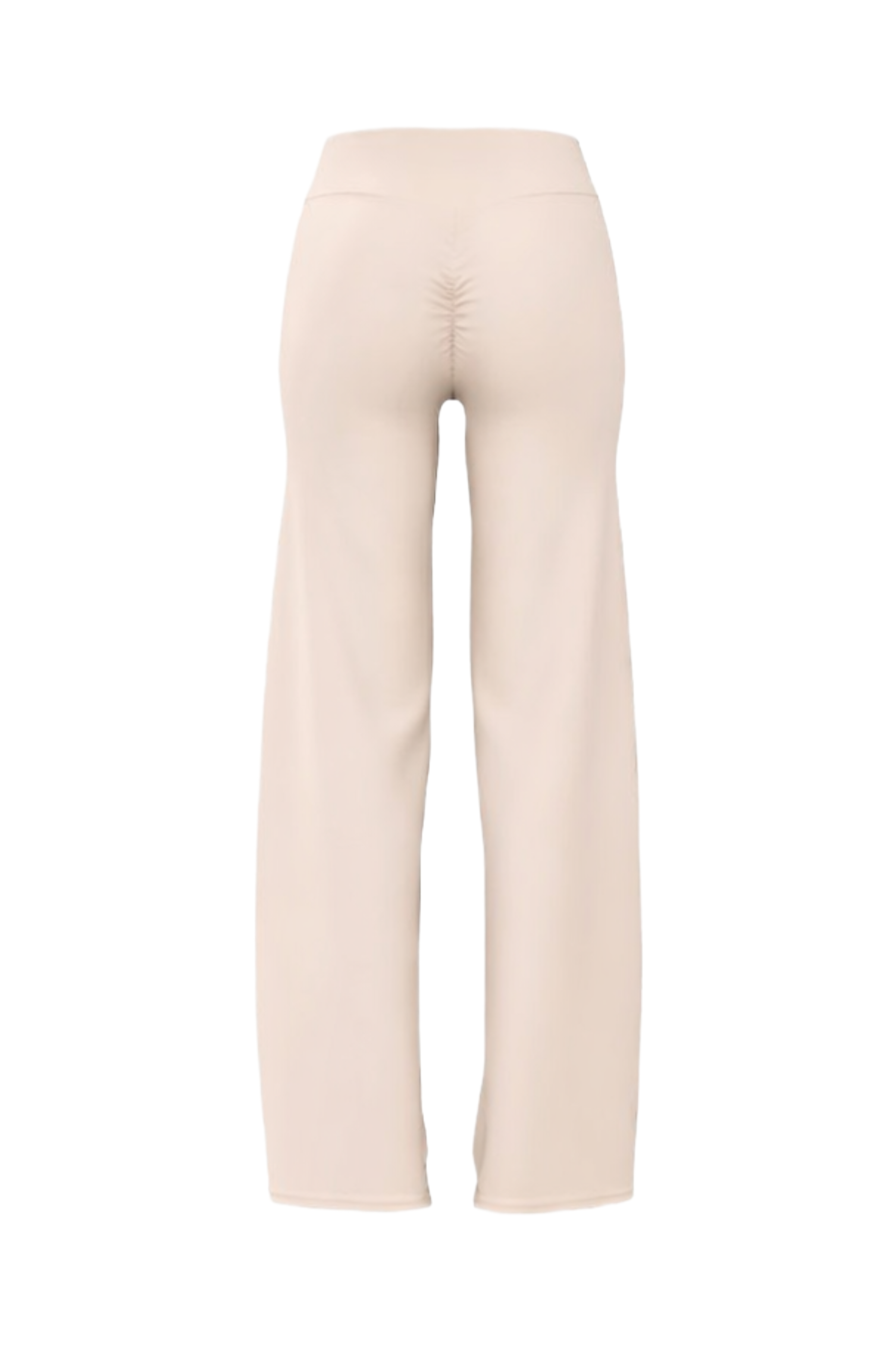 Non scrunch wide leg in vanilla cream