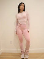 Refine Seamless Leggings in Washed Pink
