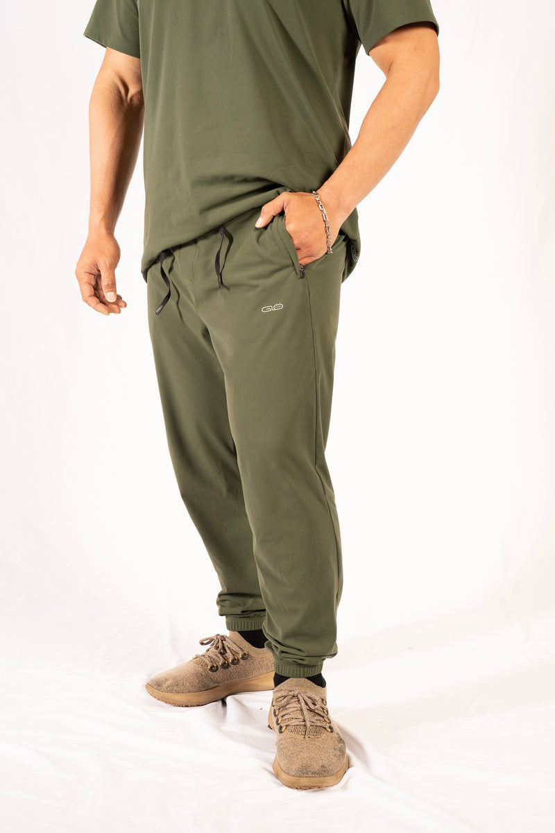 Butter Joggers in Olive Green