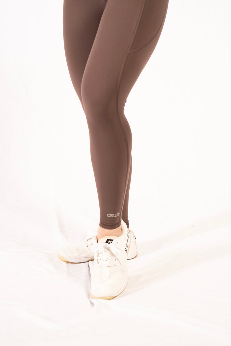 Butter Pocket Leggings in Coffee