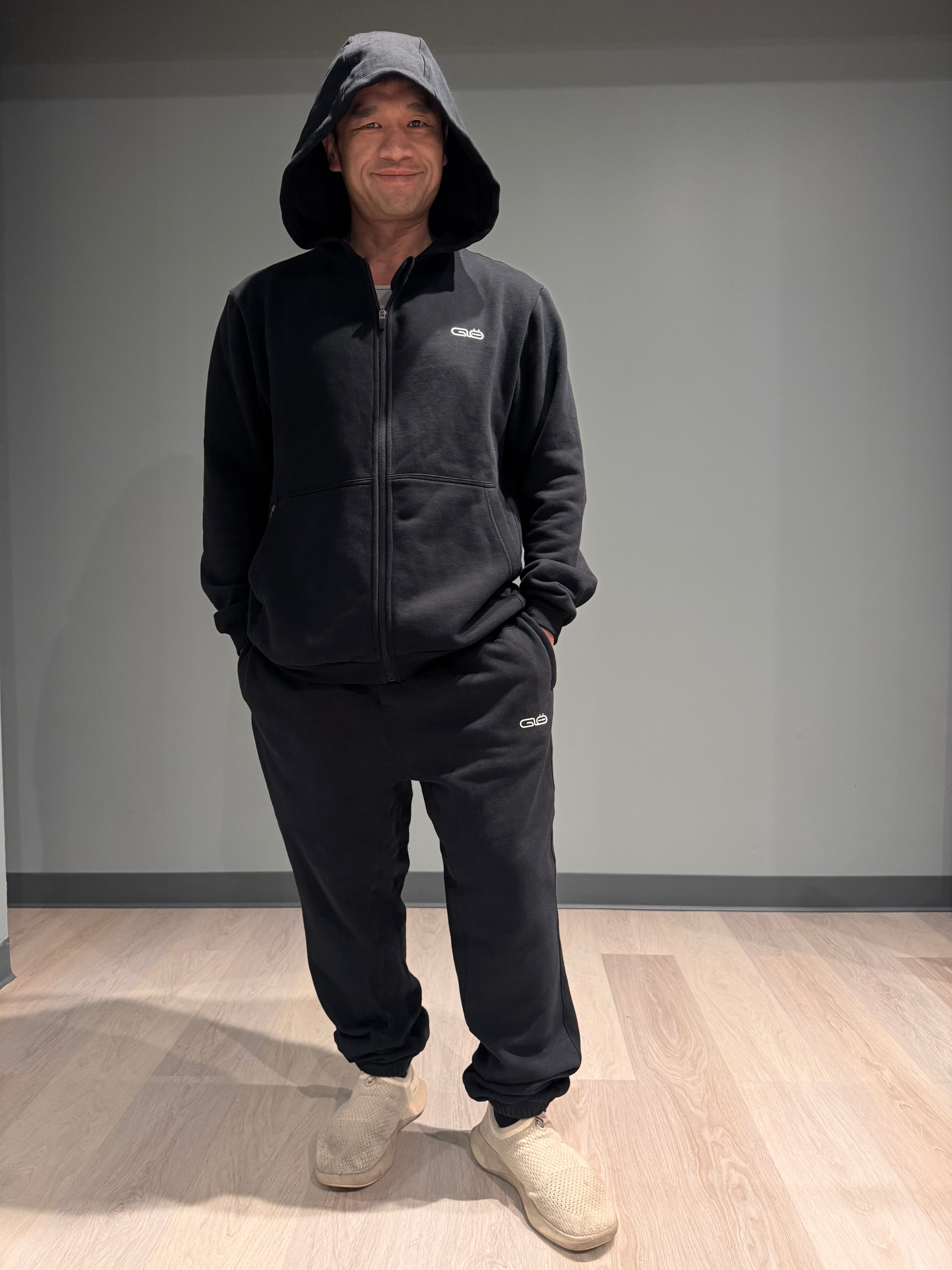 Unisex Oversized Joggers in Black