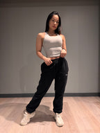 Unisex Oversized Joggers in Black
