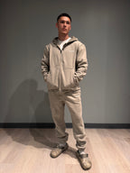 Unisex Oversized Joggers in Khaki