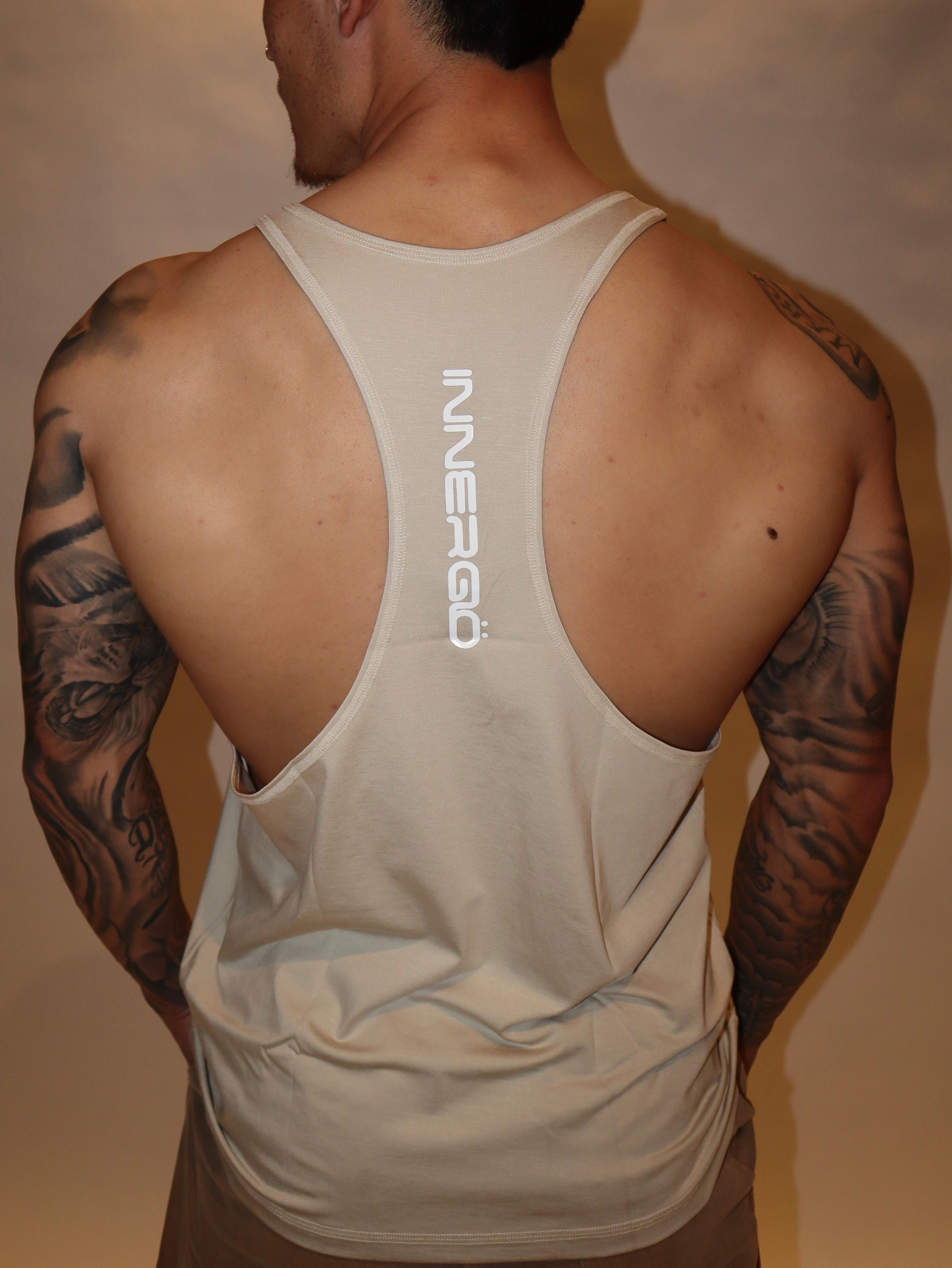 Anti Leg Day Stringer in Creamy White