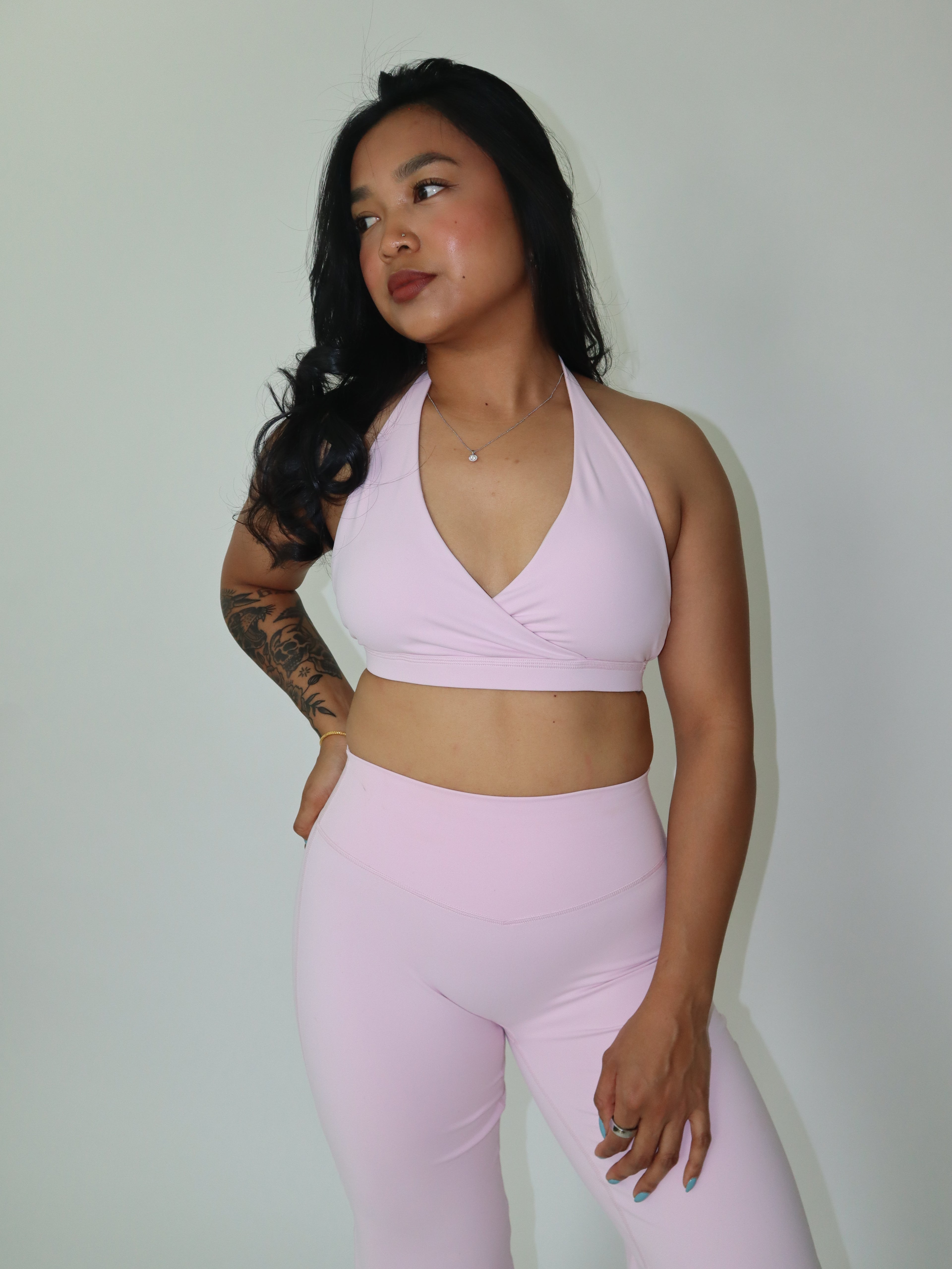 Ease Halter Bra in Strawberry Shortcake