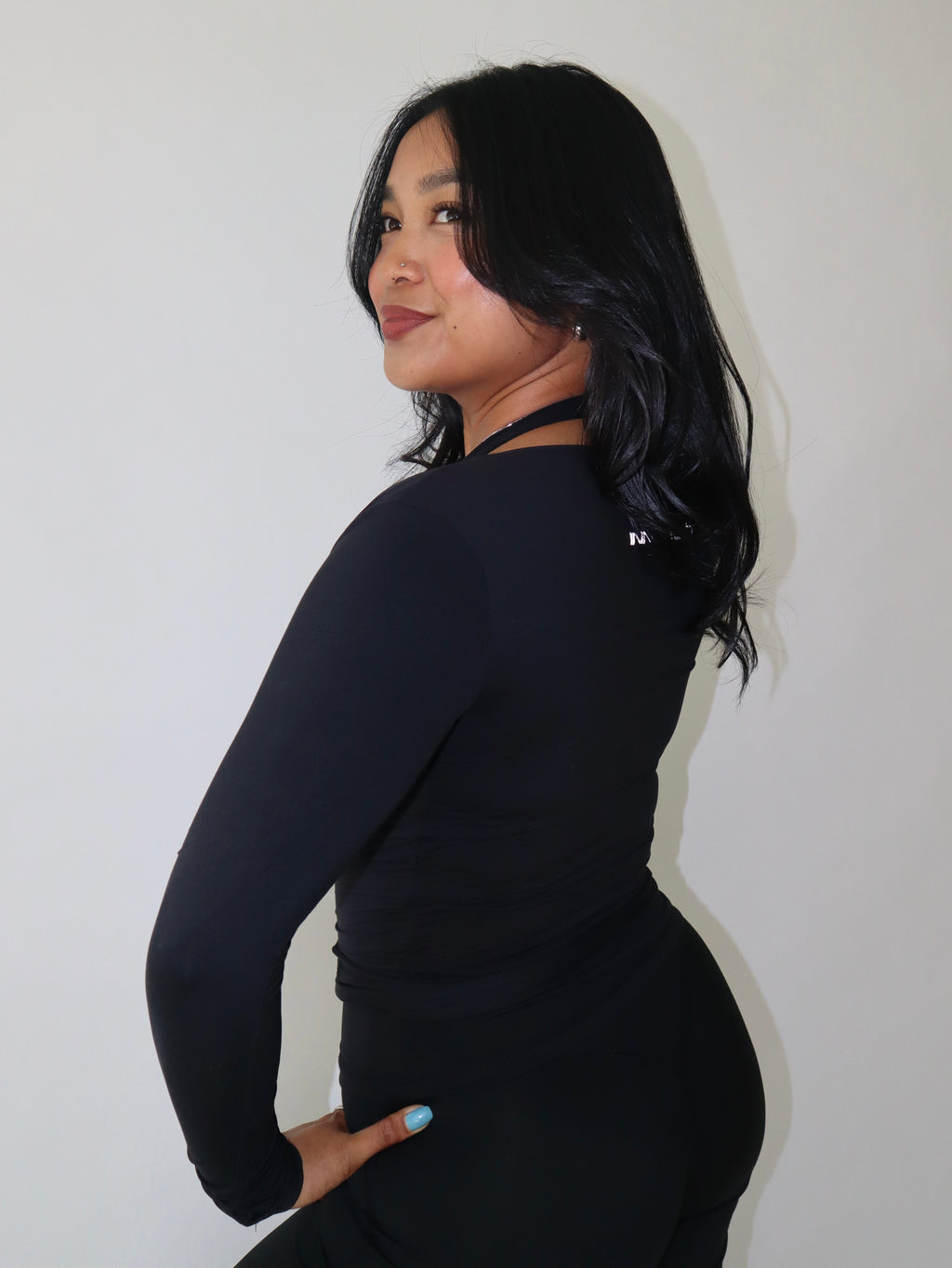 Soft Wrap in Black Truffle