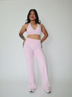 Invisible Scrunch Wide-Leg in Strawberry Shortcake