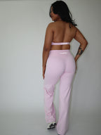 Invisible Scrunch Wide-Leg in Strawberry Shortcake