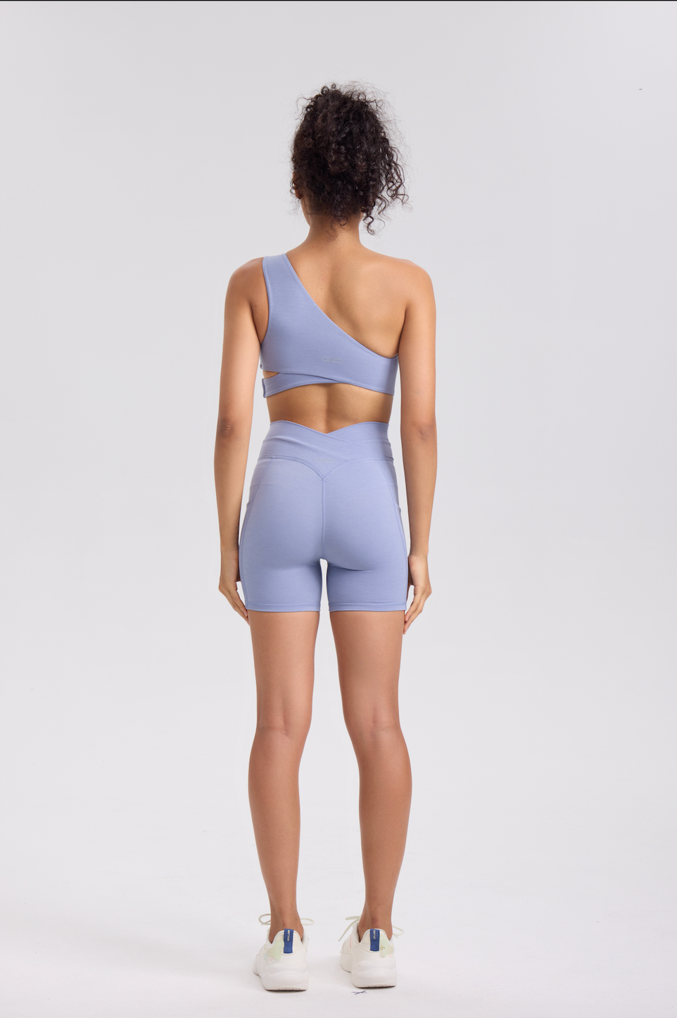 Cloud Single Sports Bra in Lavender Blue - Inner Glö Apparel