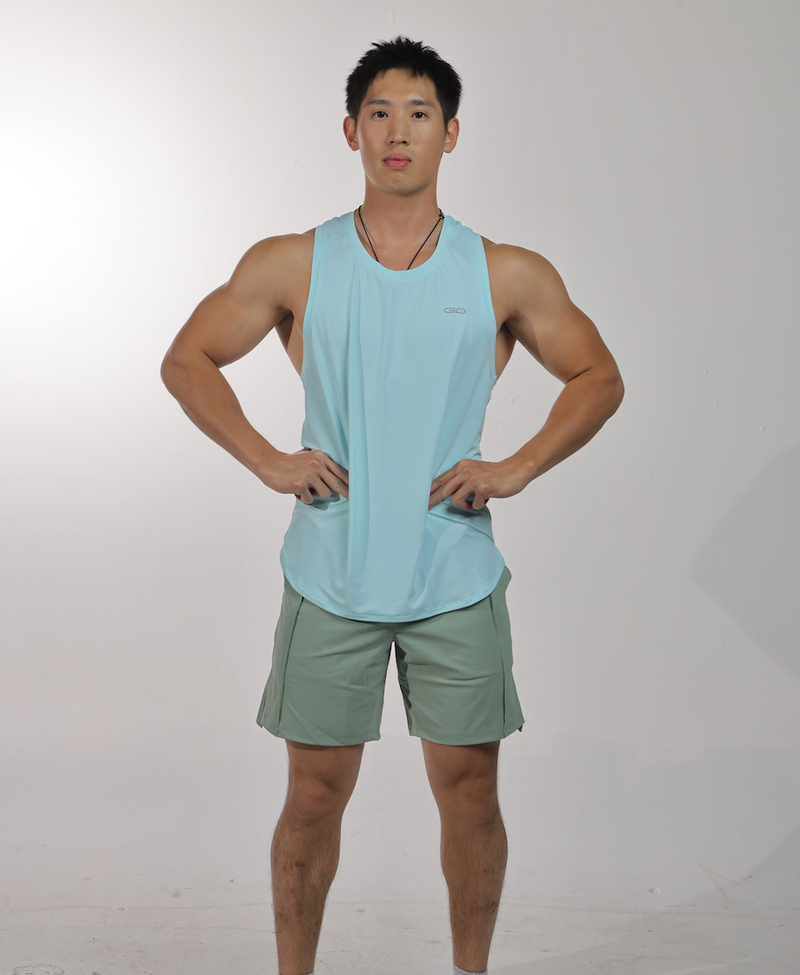 Everywear Tank - Macaroon Blue