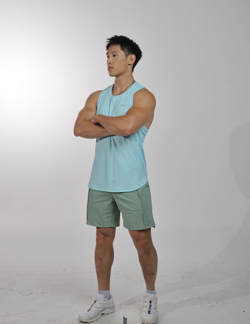 Everywear Tank - Macaroon Blue