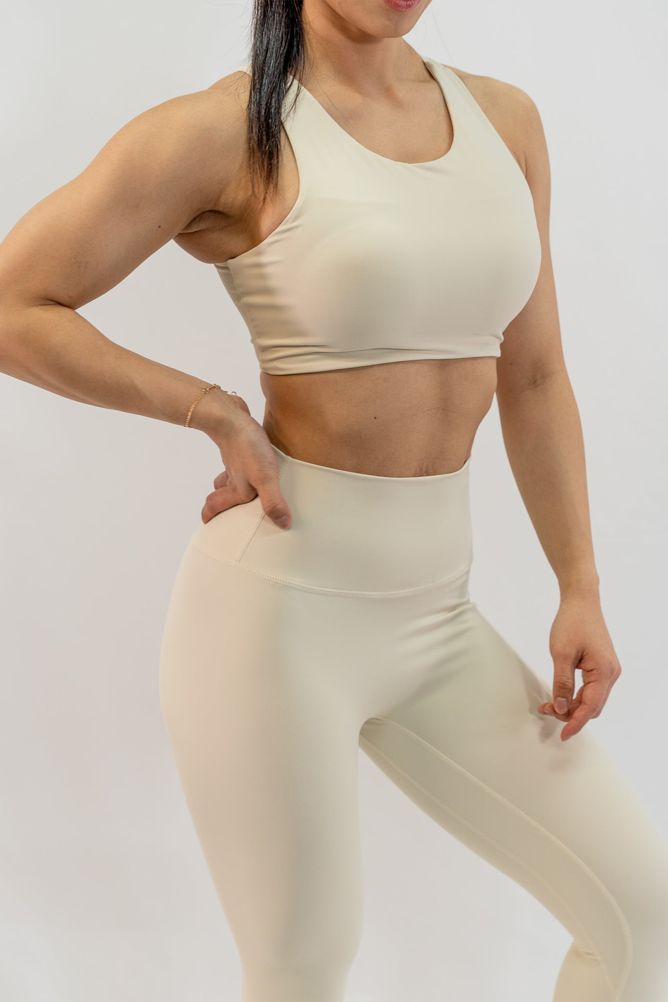 Smoove Leggings in Creamy White