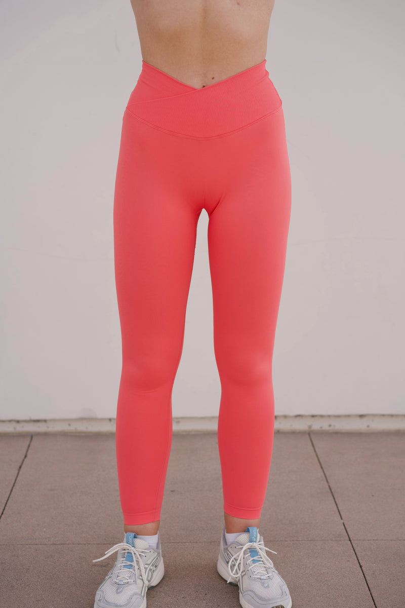 Enhance Cross Legging - Watermelon