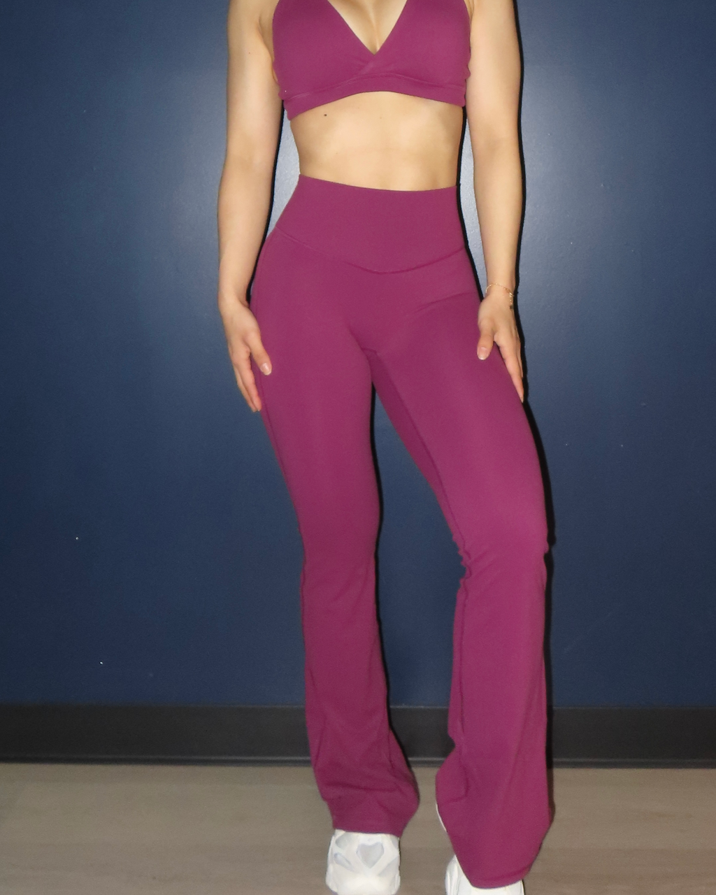 Within Contour Flare in Dark Plum