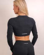 Within Cut Out Long Sleeve in Black