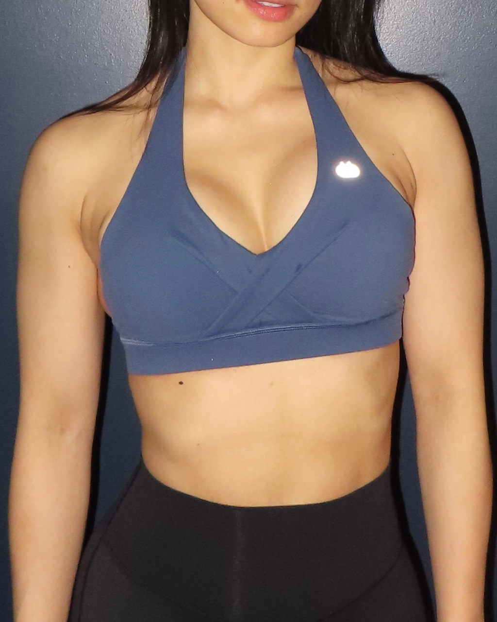 Within Halter Bra in Navy Blue