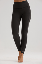 Bliss Cross Contour Legging in Black - Inner Glö Apparel