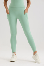 Bliss Cross Contour Legging in Iced Matcha - Inner Glö Apparel