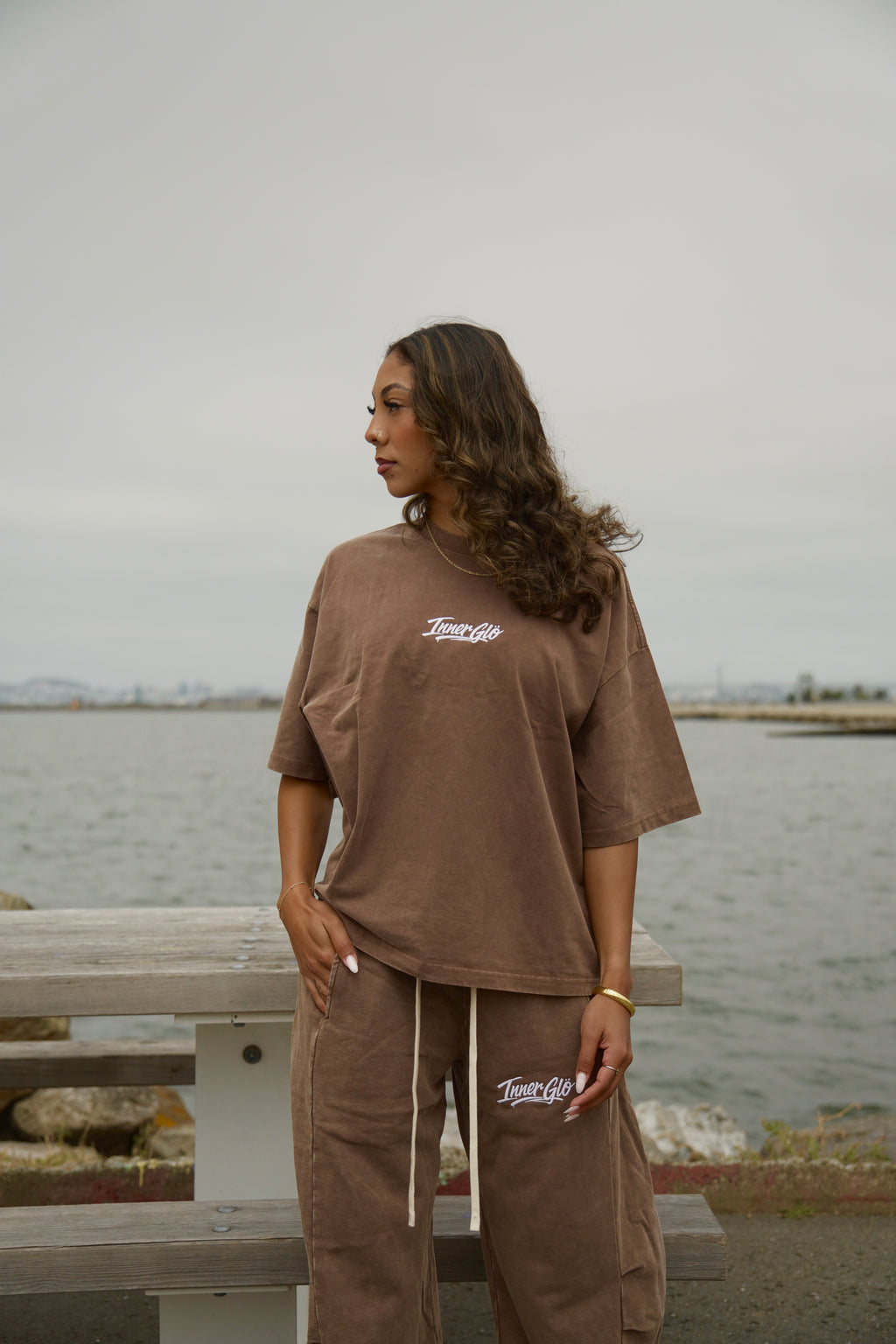 Barrel Pants in Ash Brown
