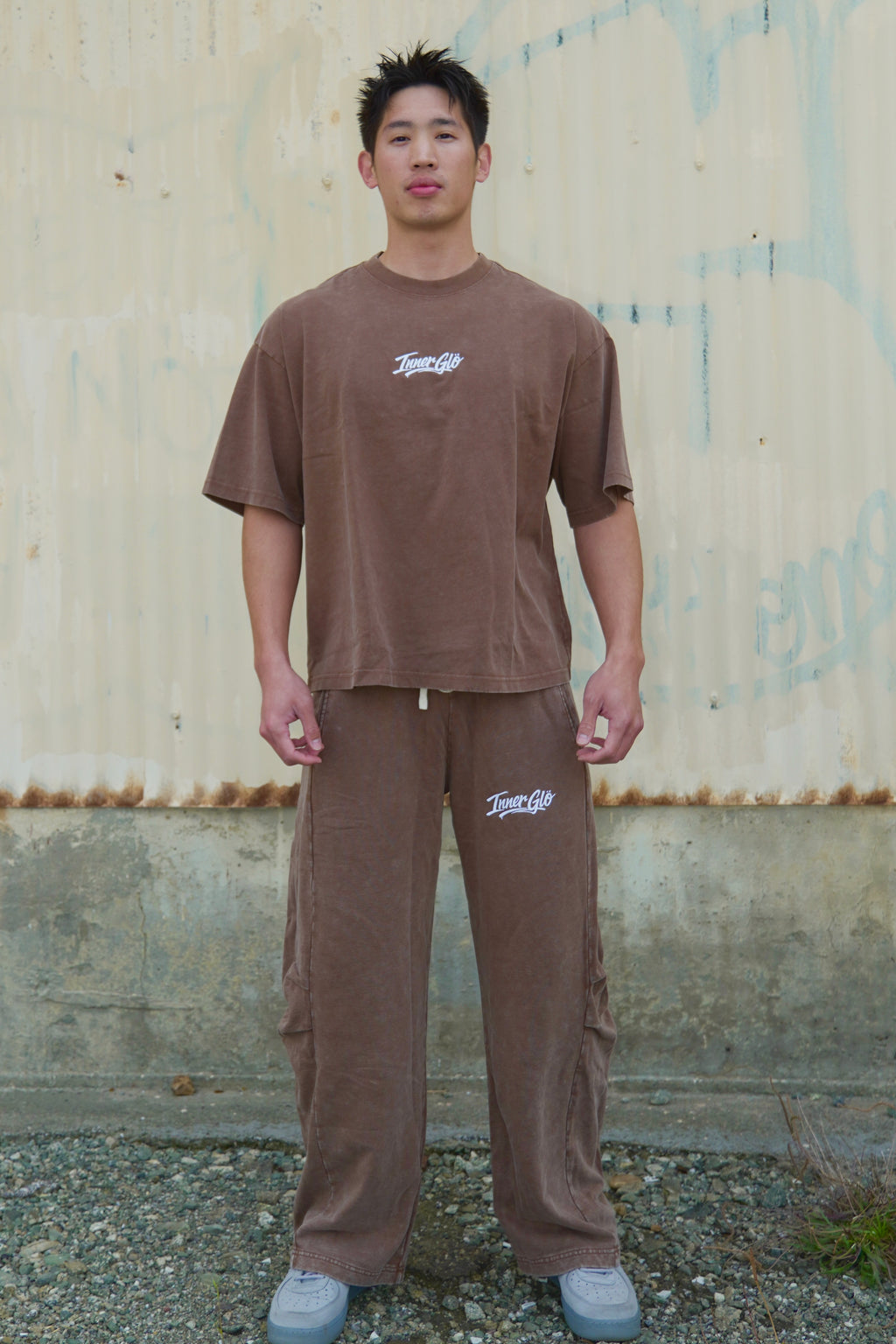 Barrel Pants in Ash Brown