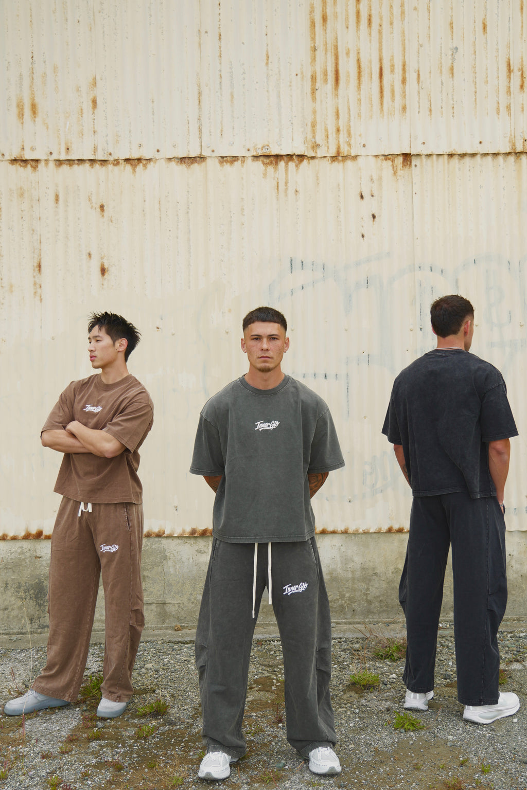 Barrel Pants in Dark Grey