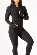 Butter Corset Jacket in Black - Inner Glö Apparel