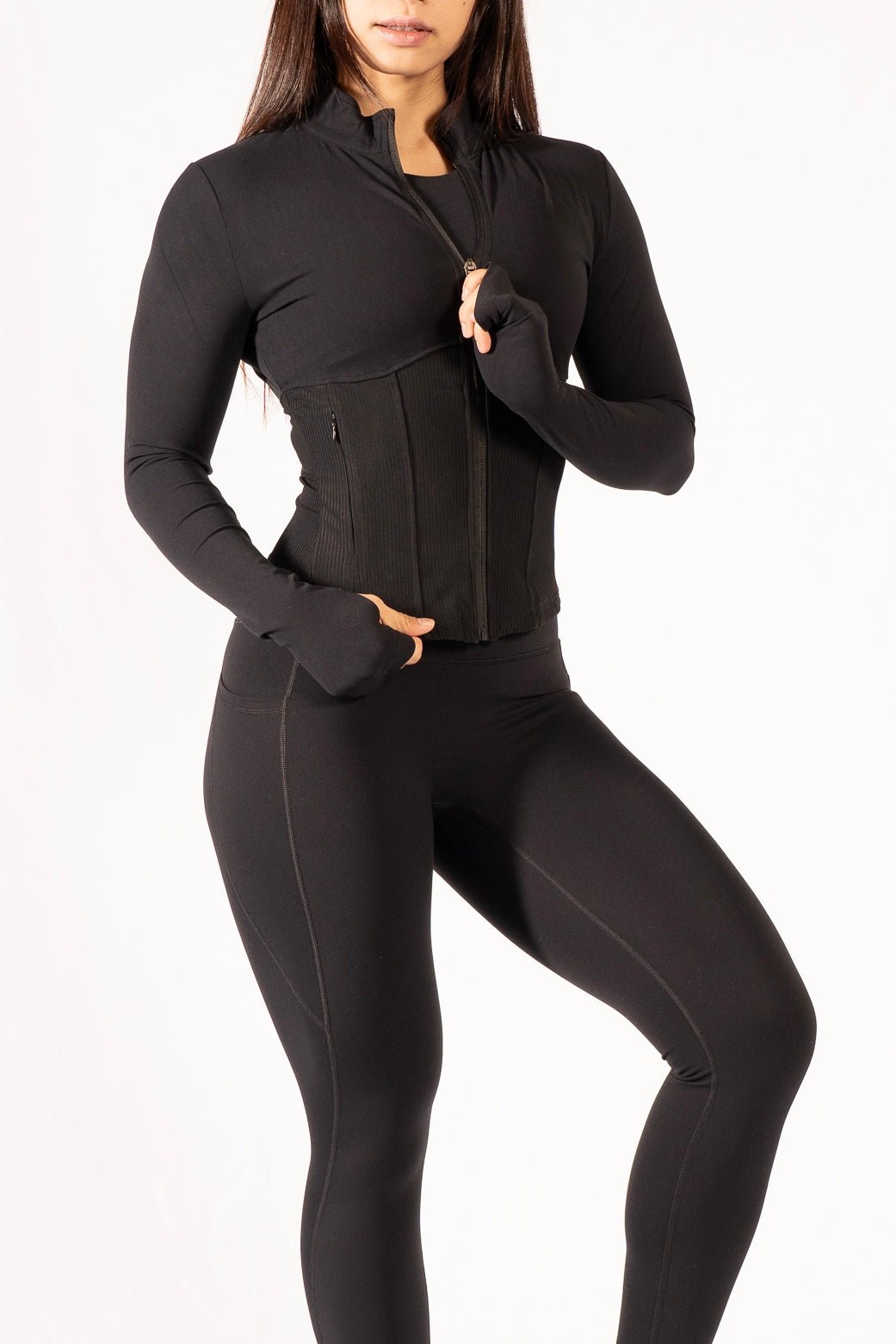 Butter Corset Jacket in Black - Inner Glö Apparel