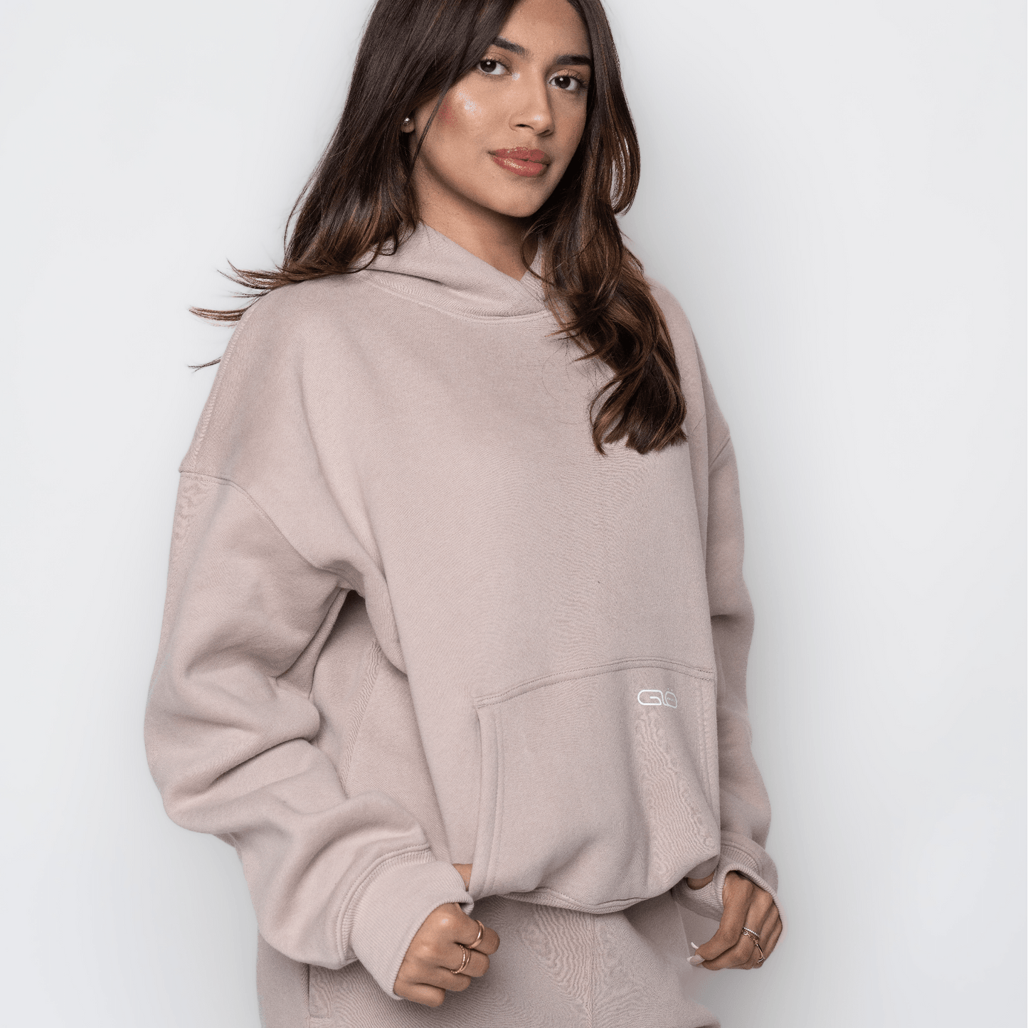 Chillout Ease Hoodie in Dusty Pink - Inner Glö Apparel