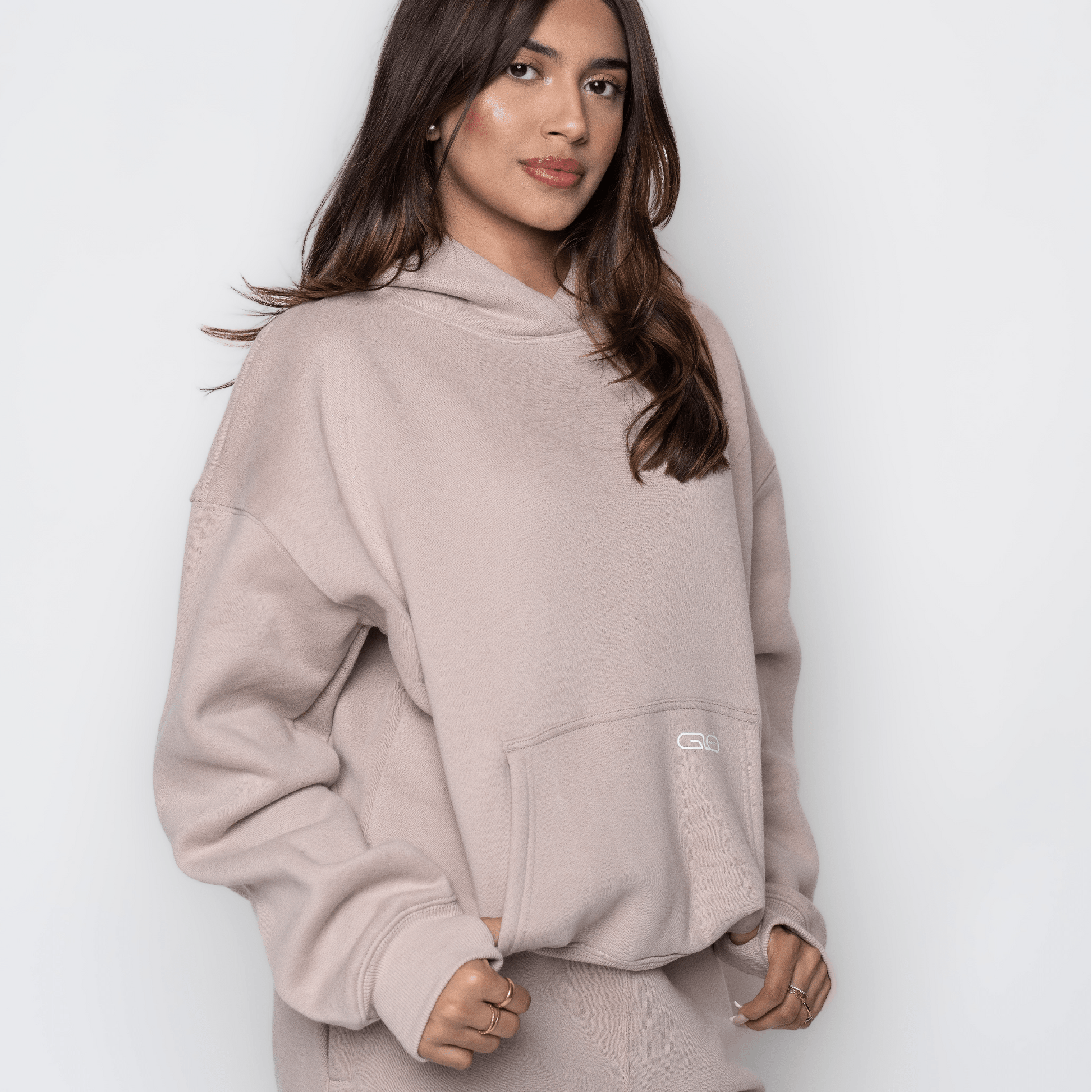 Chillout Ease Hoodie in Dusty Pink - Inner Glö Apparel