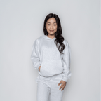 Chillout Ease Hoodie in Light Grey - Inner Glö Apparel
