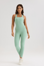 Contour Race Tank in Iced Matcha - Inner Glö Apparel