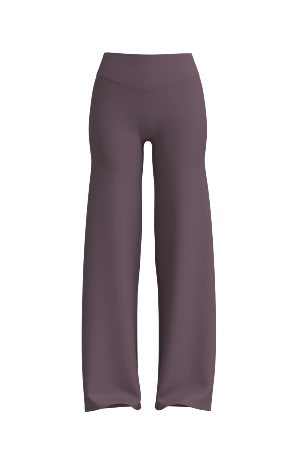 Non scrunch wide leg in dusty purple