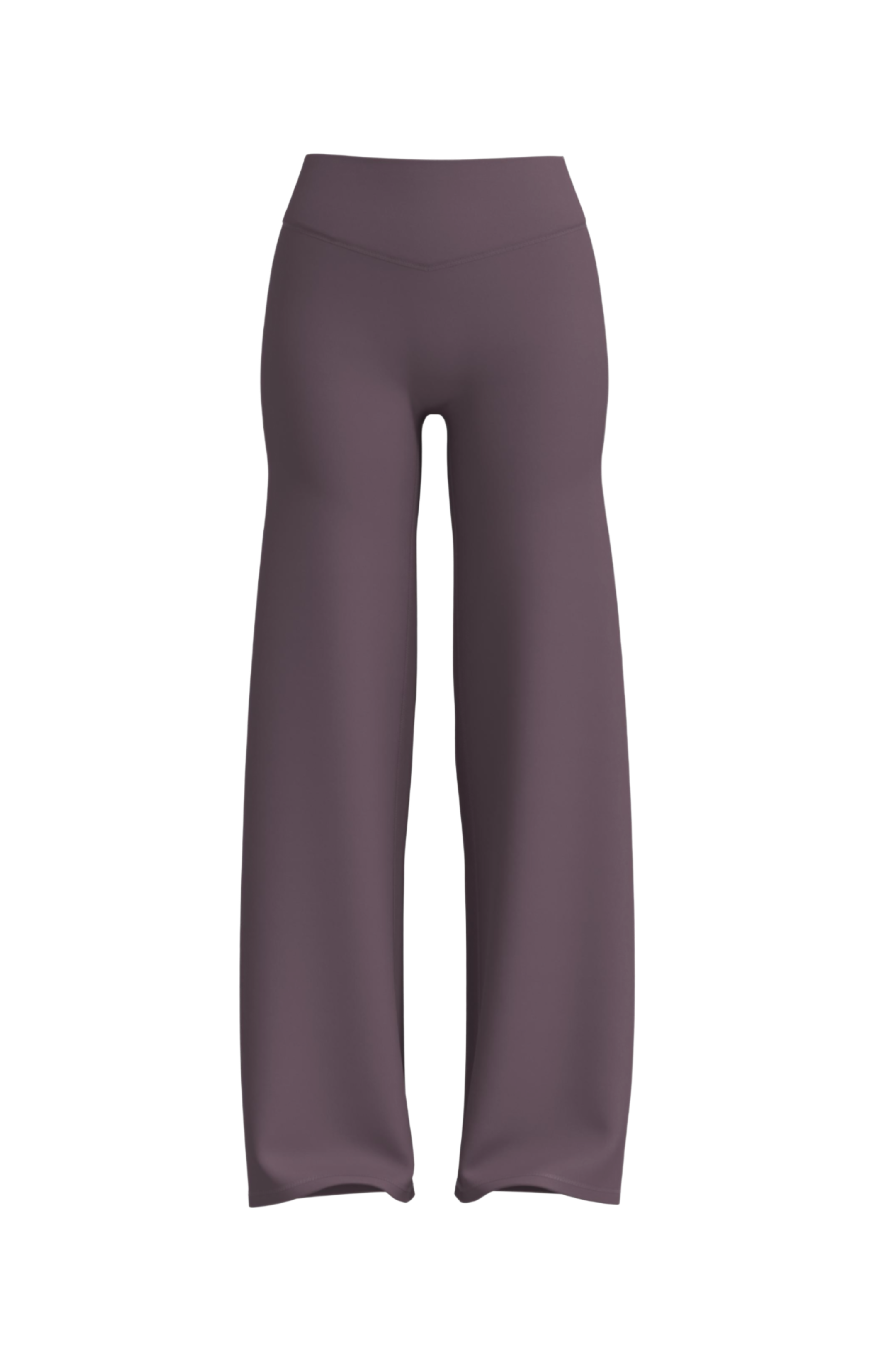Non scrunch wide leg in dusty purple