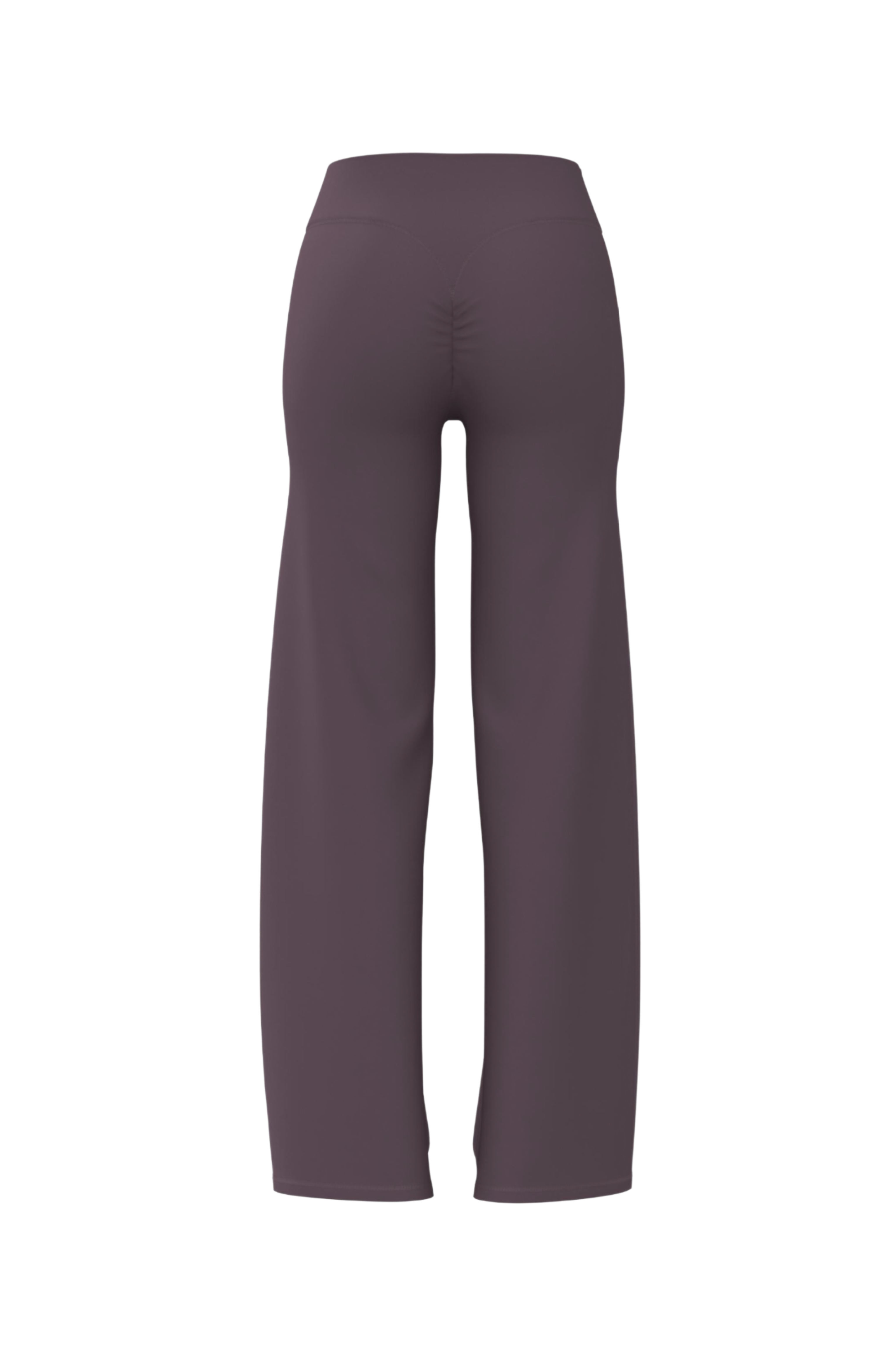 Non scrunch wide leg in dusty purple