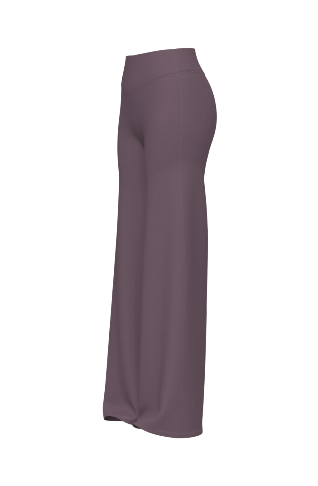 Non scrunch wide leg in dusty purple