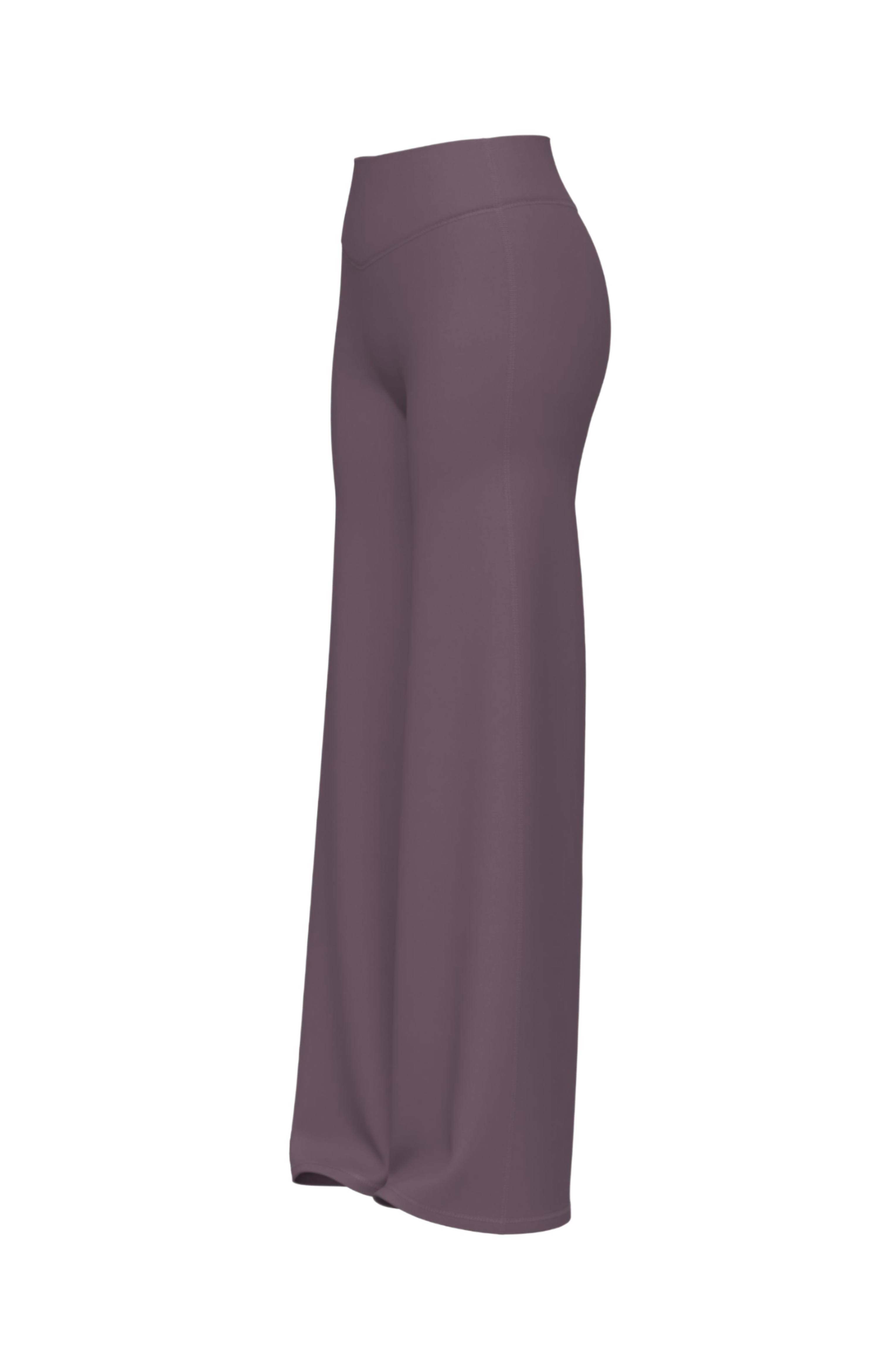 Non scrunch wide leg in dusty purple