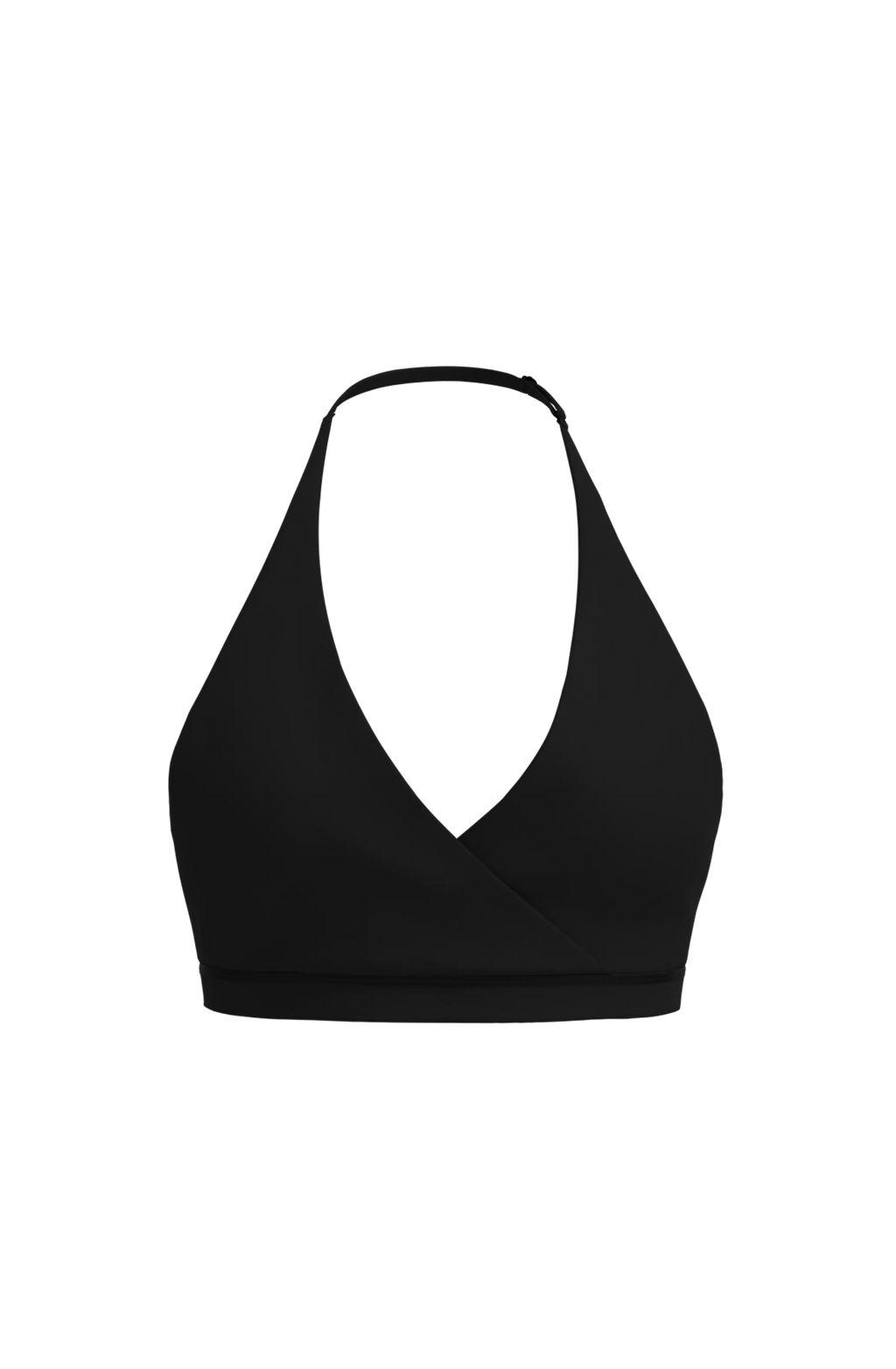 Ease Halter Bra in Black Truffle