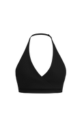Ease Halter Bra in Black Truffle