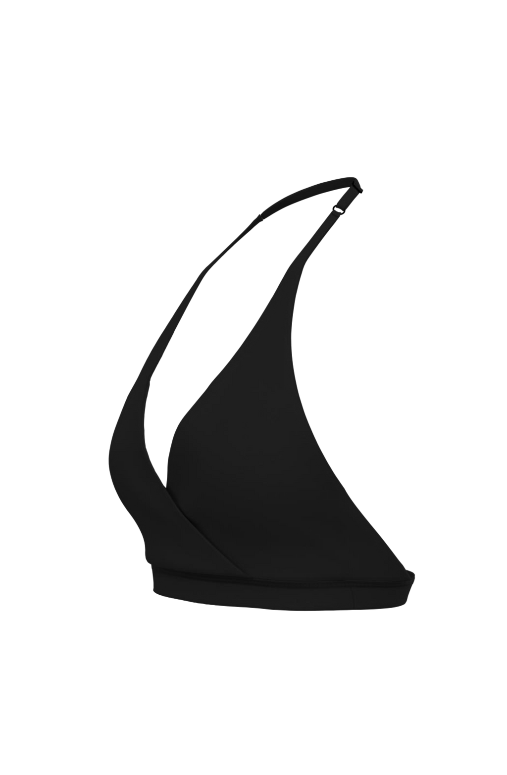 Ease Halter Bra in Black Truffle