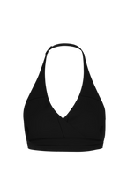 Ease Halter Bra in Black Truffle