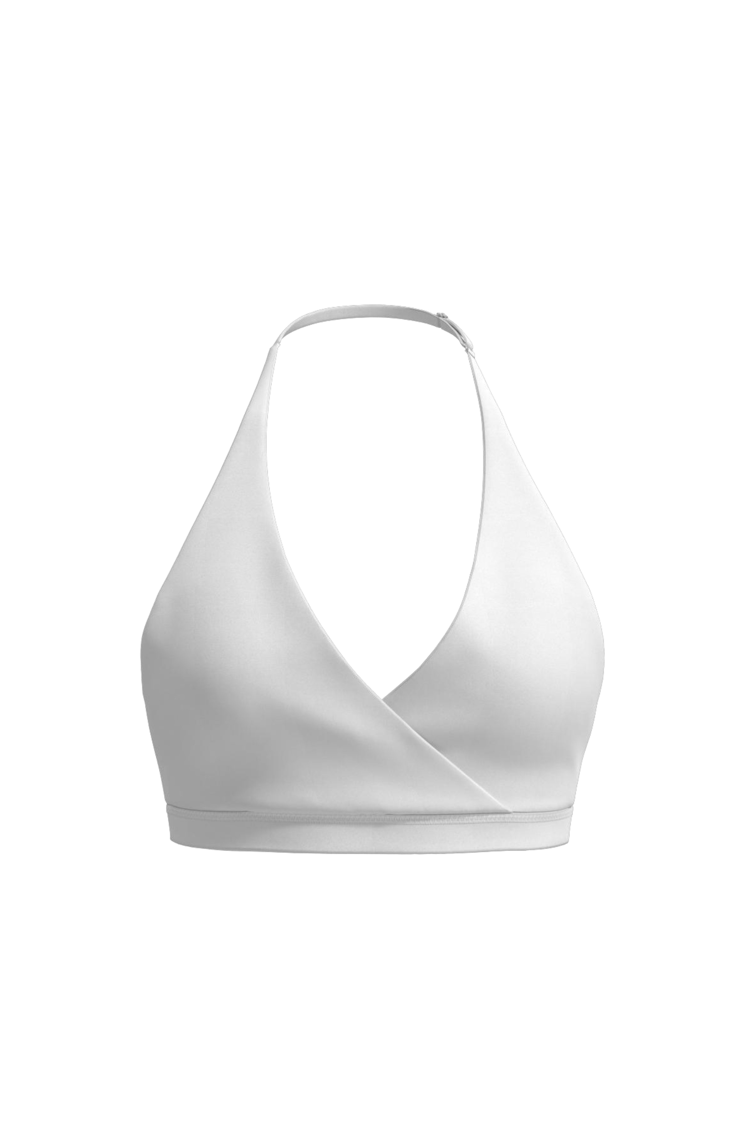 Ease Halter Bra in Blanc