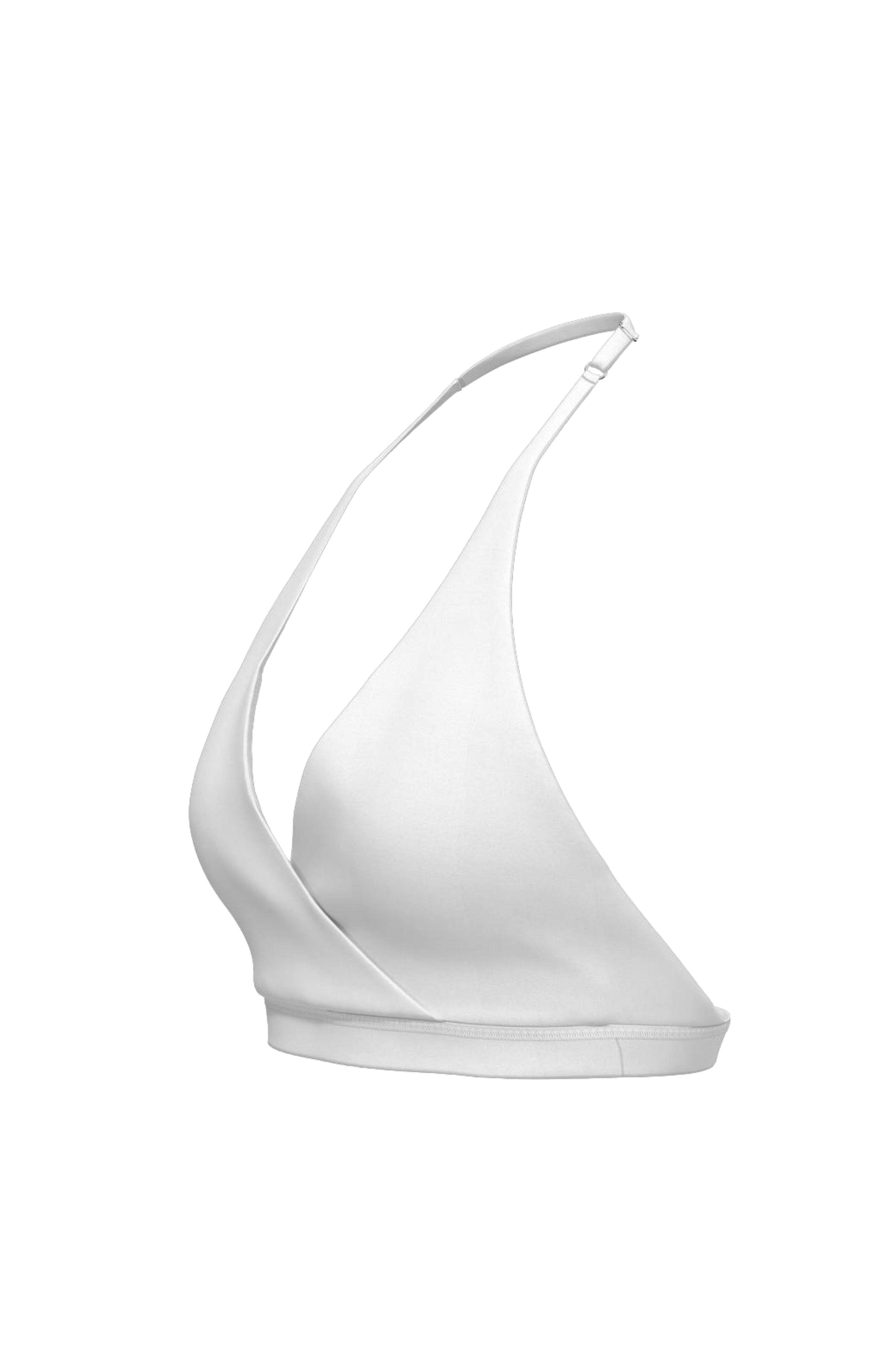 Ease Halter Bra in Blanc