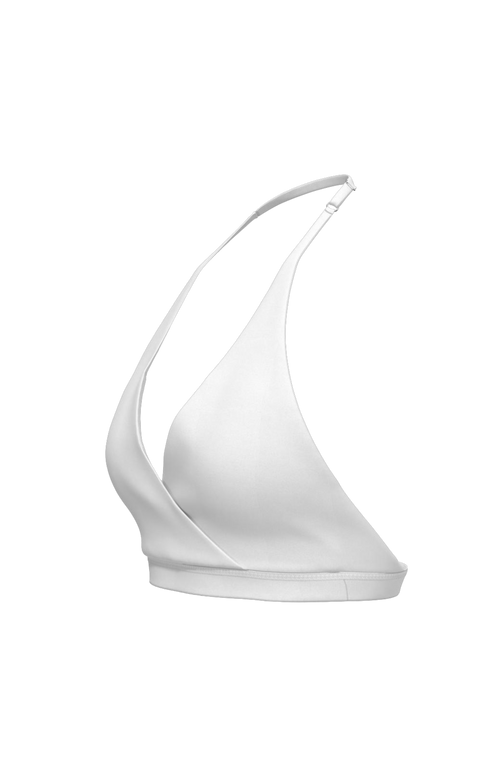 Ease Halter Bra in Blanc