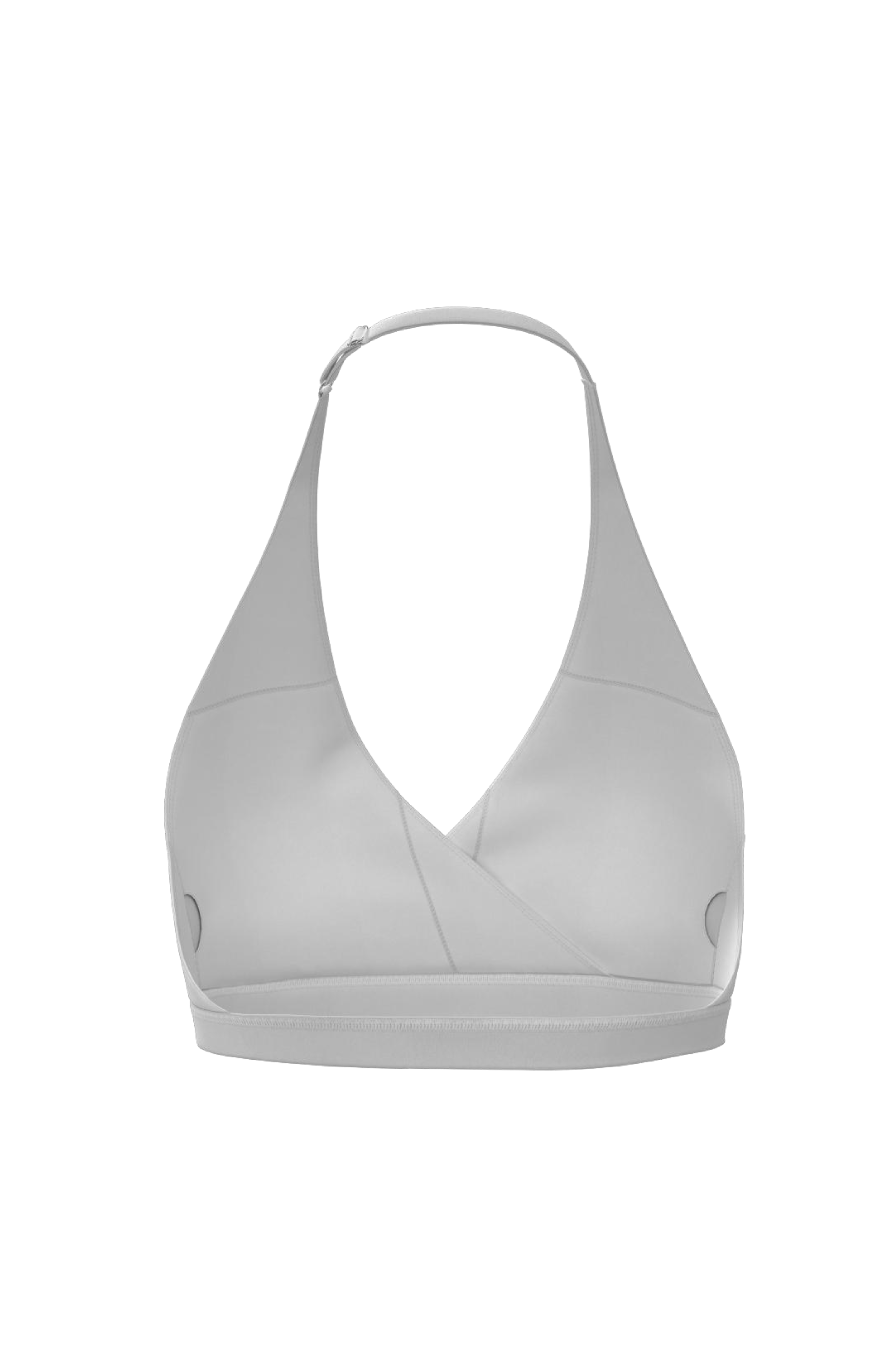 Ease Halter Bra in Blanc