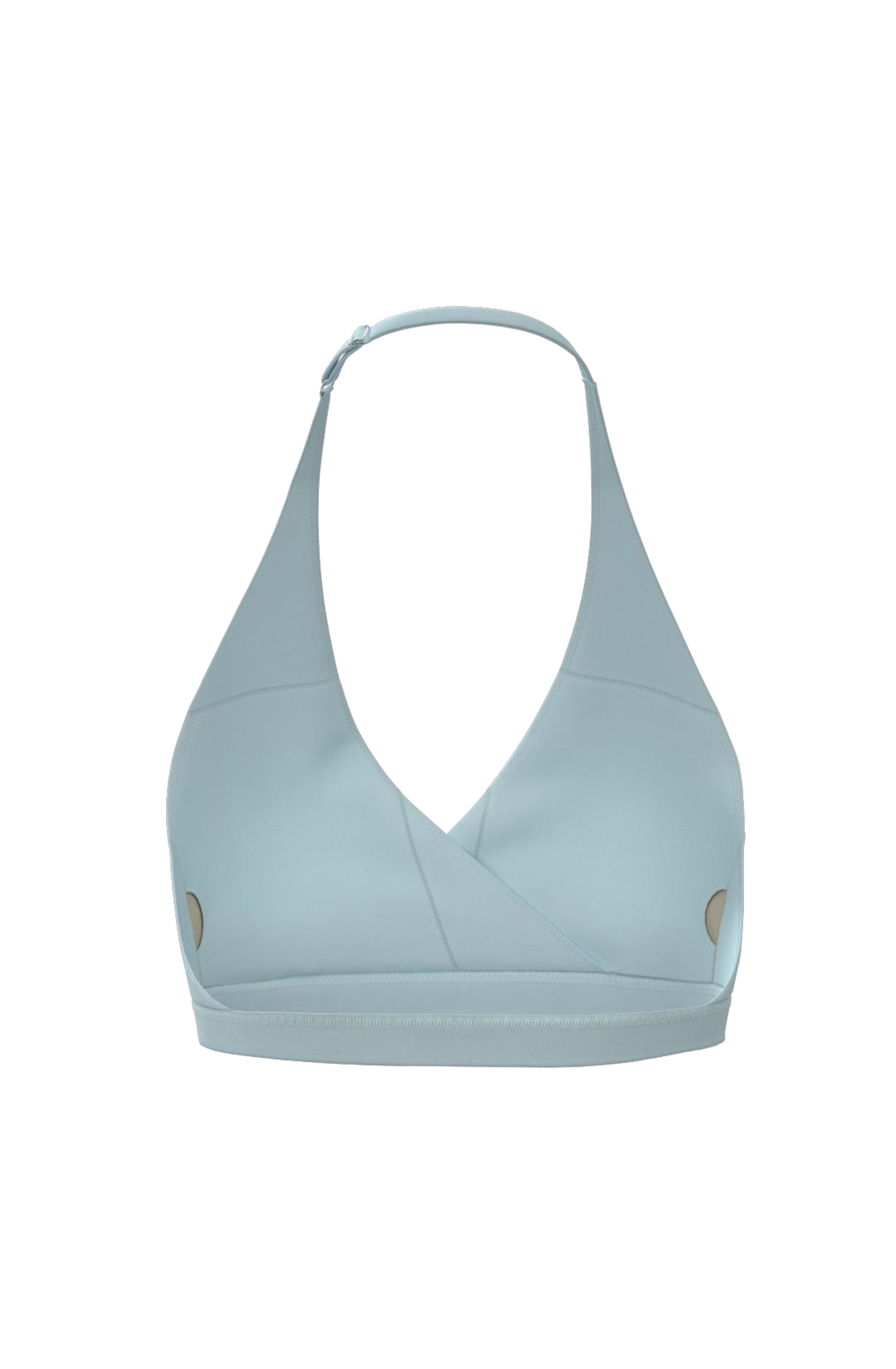 Ease Halter Bra in Blueberry Cream