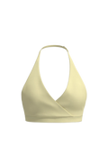 Ease Halter Bra in Lemon Butter