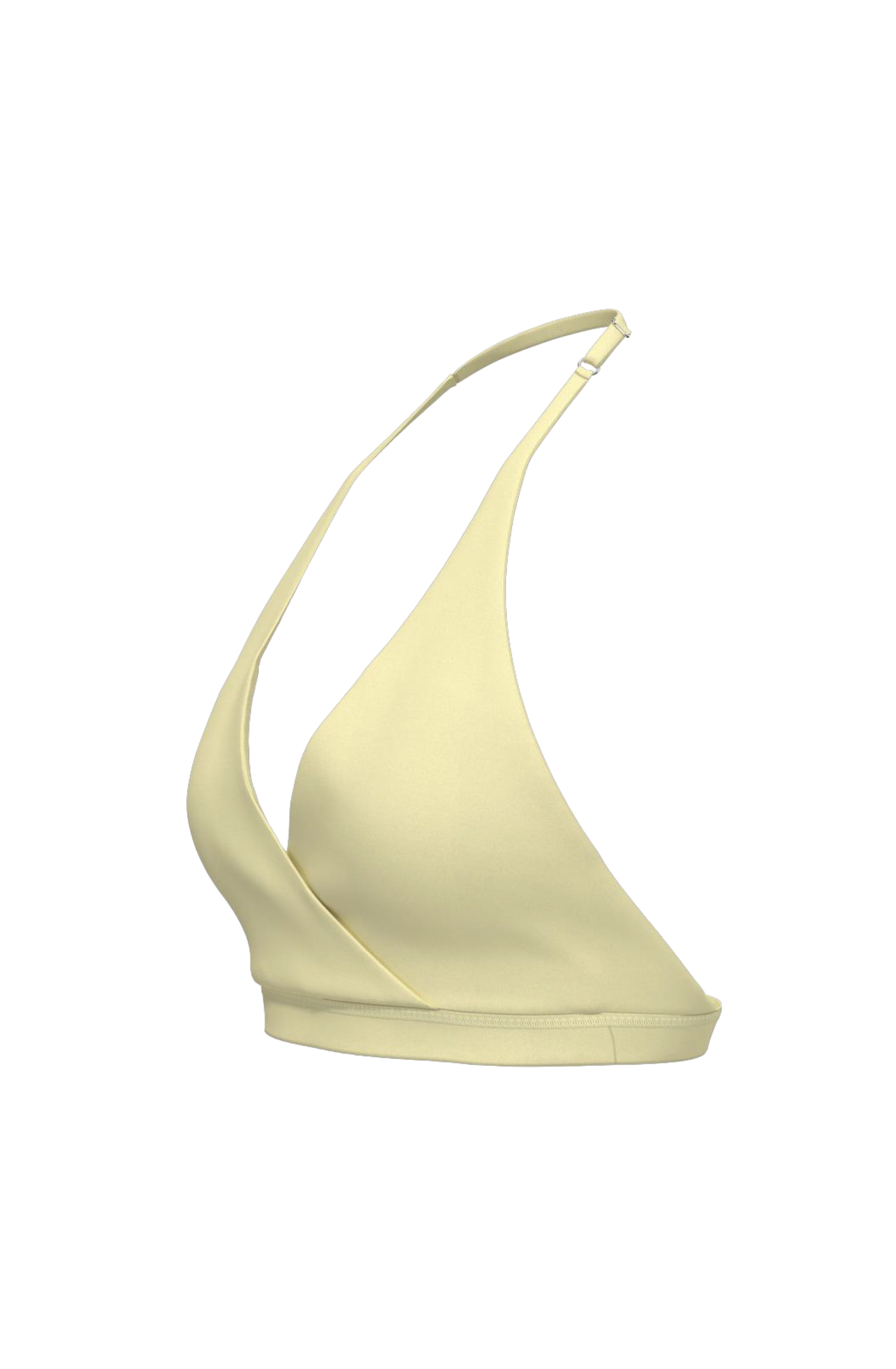 Ease Halter Bra in Lemon Butter